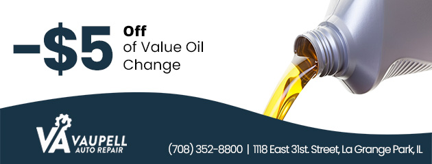 -$5 off of Value Oil Change